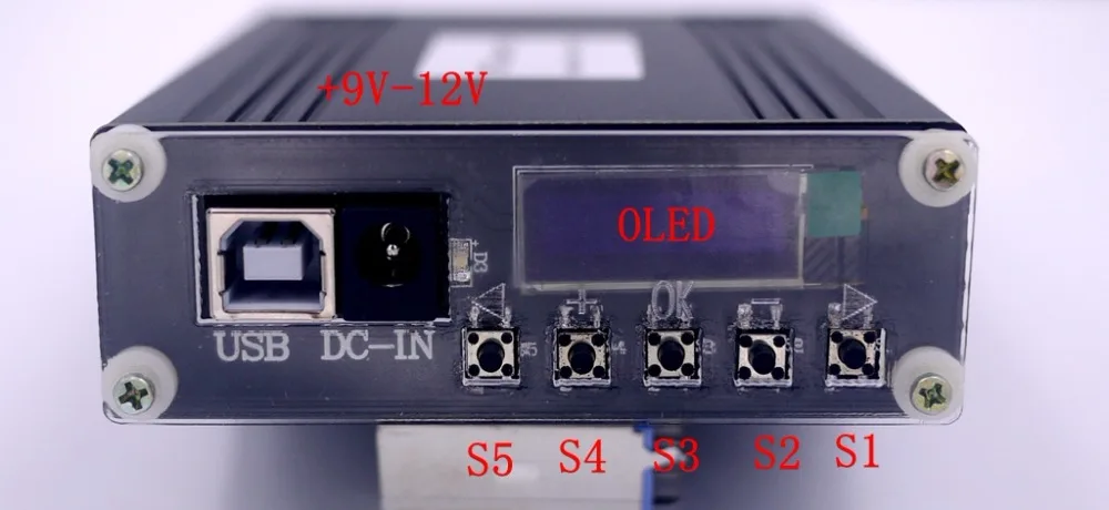 Модуль ADF4355 с OLED дисплеем источник радиочастотного сигнала VCO микроволновый