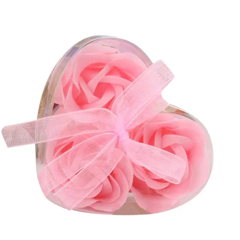 2018 горячая Распродажа Новые 3 шт Ароматические Роза лепесток банное мыло для тела