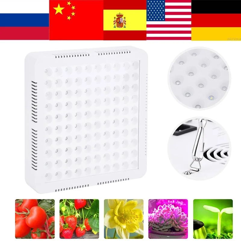85 264V 100LED 300W Grow Light полный спектр лампы для гидропоники комнатные растения цветы ЕС