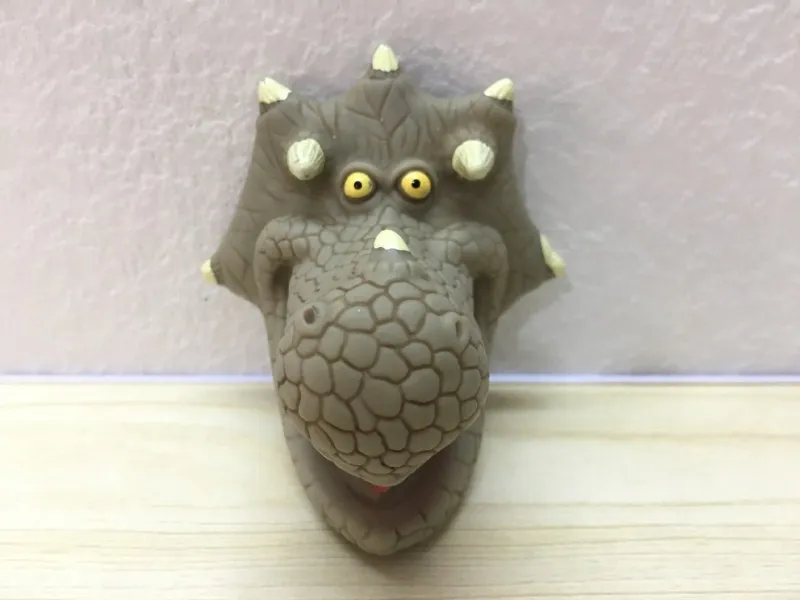 Кукла-динозавр, перчатки, модель, голова животного, руки, куклы, силикон, новинка, фигурка, пальчиковые куклы, игрушка, образовательная история, игрушки для детей - Цвет: ZNNL015