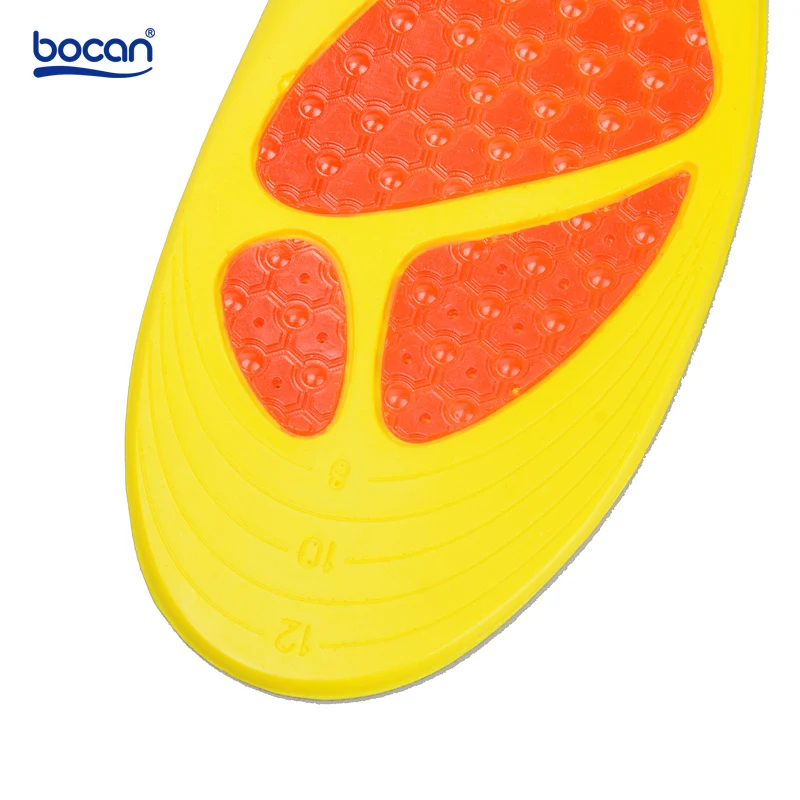 Bocan insoles for shoes shock absorption breathable insoles light weight for men and women shoe inserts