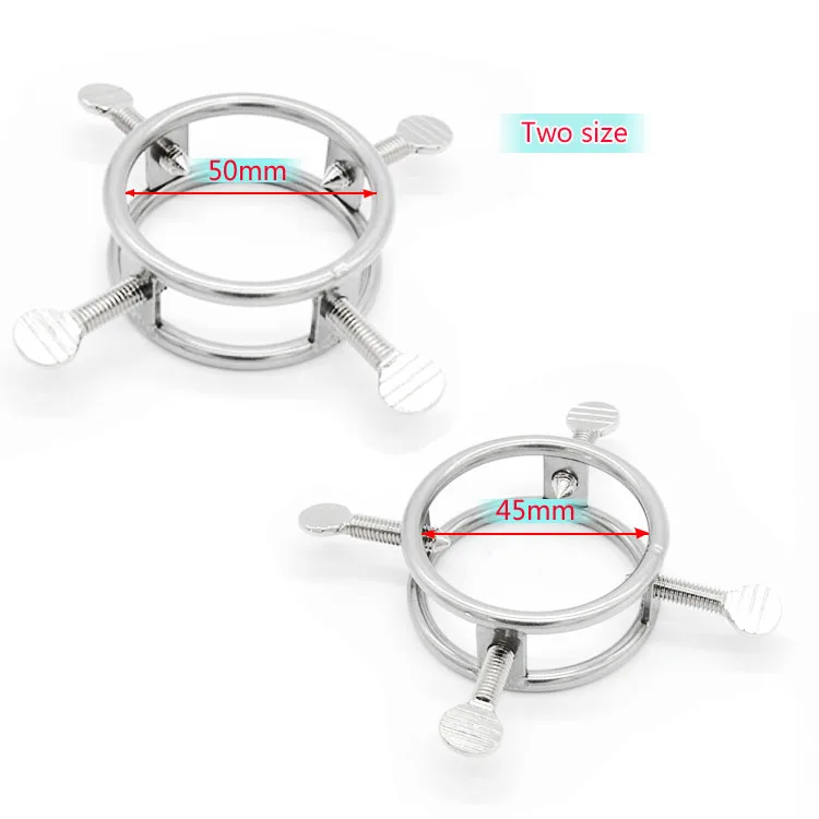 Кольцо на пенис с винтовым зажимом из нержавеющей стали|toy batman|toy boattoy storage |