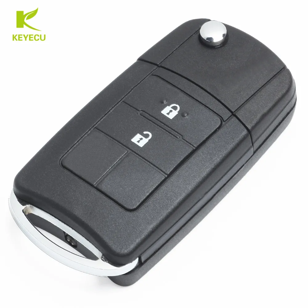 НОВЫЙ Uncut откидная оболочка ключа дистанционного управления чехол Fob 2/3 кнопки