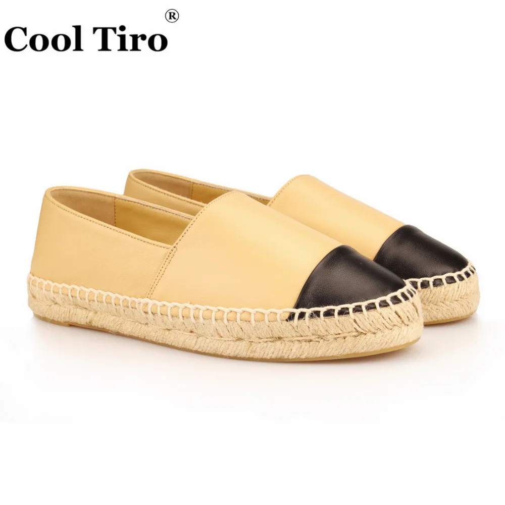 Стильные лоферы из натуральной кожи ручной работы TIRO Рыбацкая пеньковая веревка