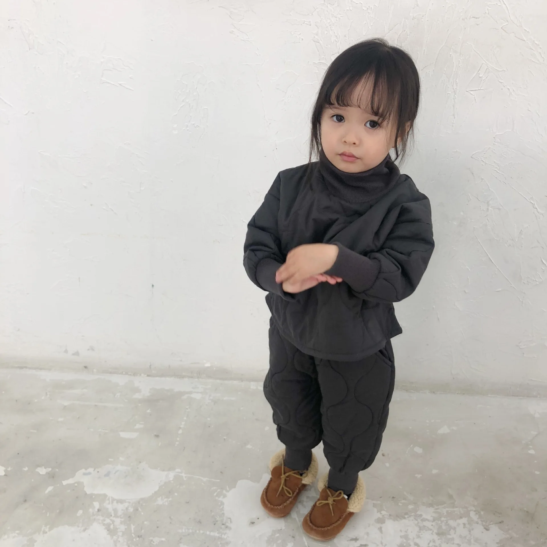 2019 Winter New Baby Clothes Children Velvet Warm Clothhing Set Toddler Outwear Boys and Girls Jacket Coats Girl | Детская одежда и