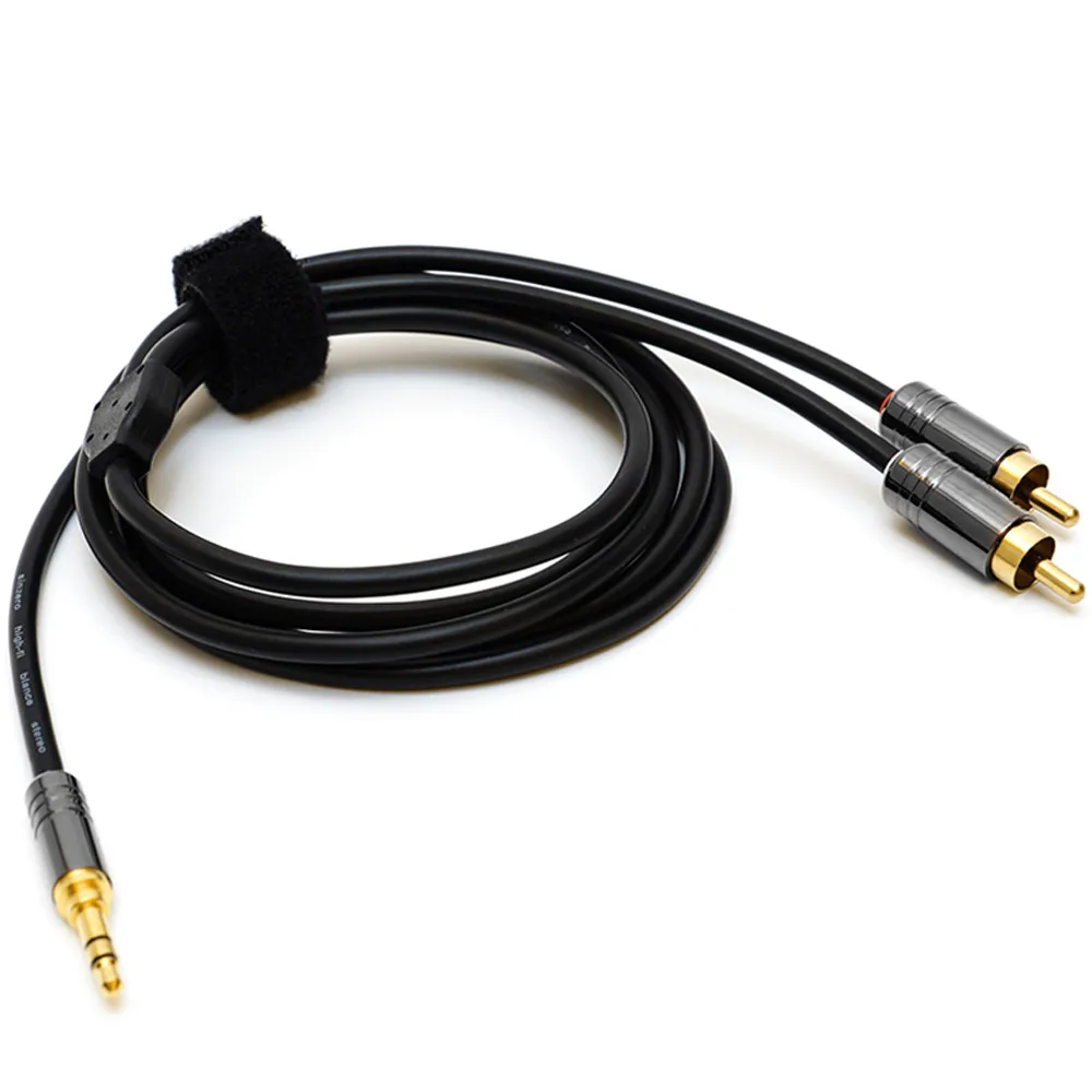Аудиокабель 3 5 мм на 2RCA штекер двойной 2 RCA кабель стерео аудио разветвитель для ПК
