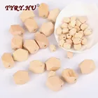 Бусины деревянные для изготовления ювелирных изделий, 13 х10 мм, 27 х20 мм, 10 шт.