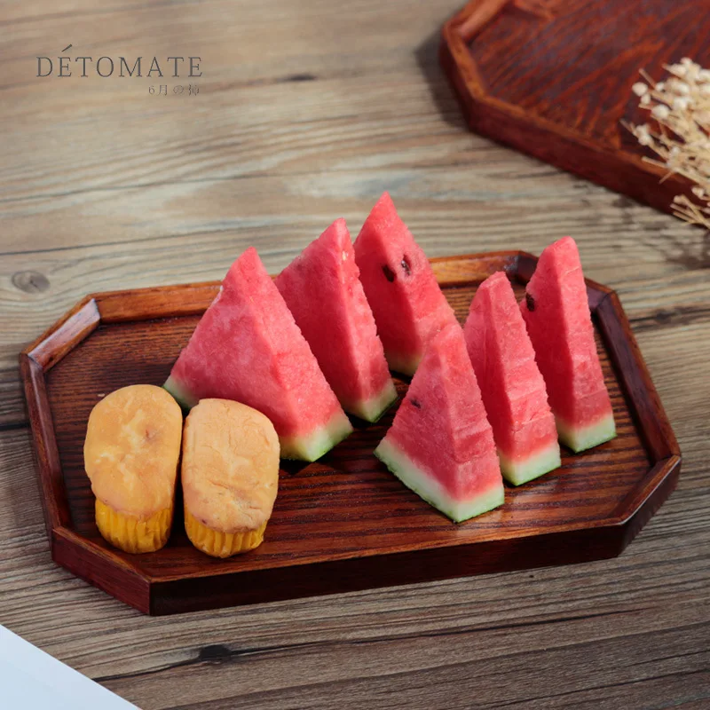 Detemate новые японские деревянные блюда международная торговля восьмиугольная