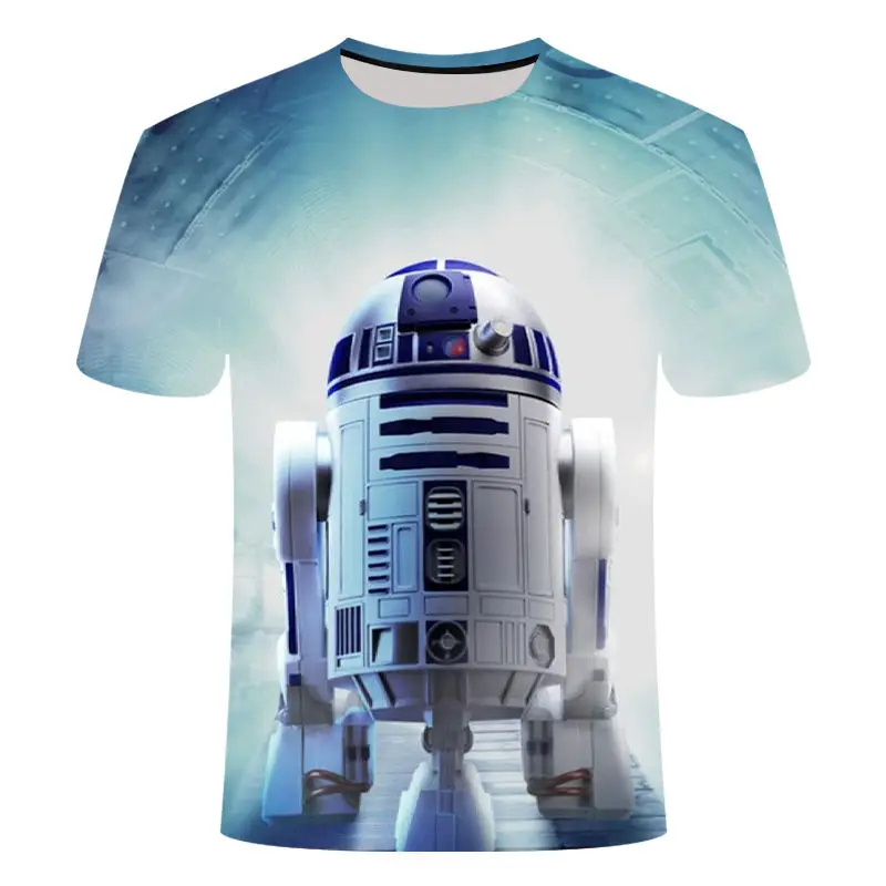 Футболки новые высококачественные мужские футболки Звездные войны костюмы с