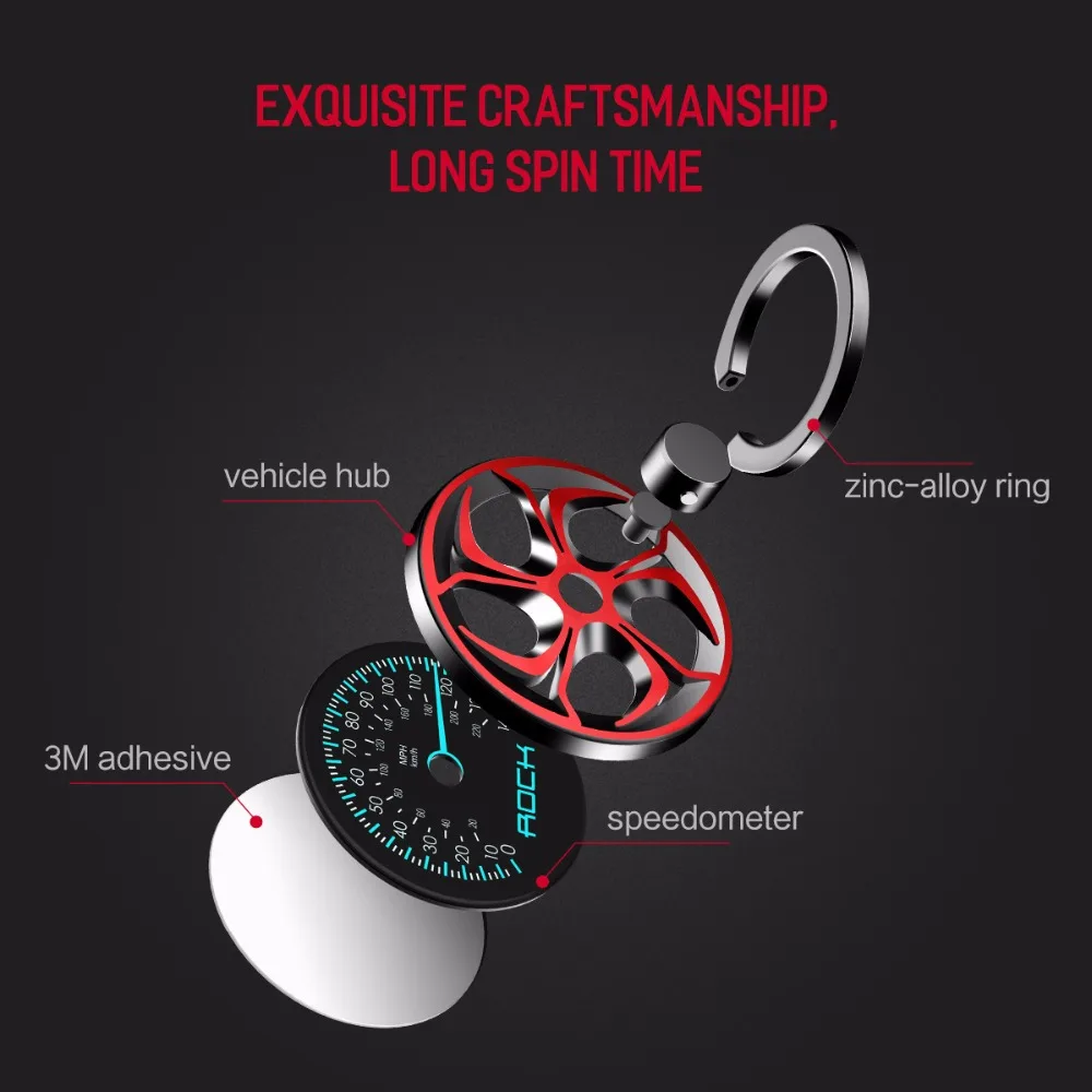 Держатель Кольца Fidget Spinner ROCK высокоскоростной ручной держатель кольца на 360