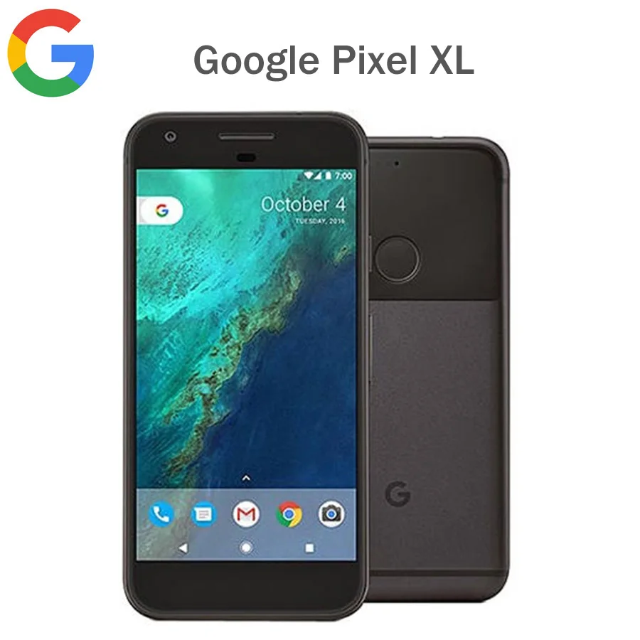 Мобильный телефон Google Pixel XL, версия ЕС, LTE, 5,5 дюймов, 4 Гб ОЗУ, 128 Гб ПЗУ, четырехъядерный процессор Snapdragon821, NFC, телефон на базе Android
