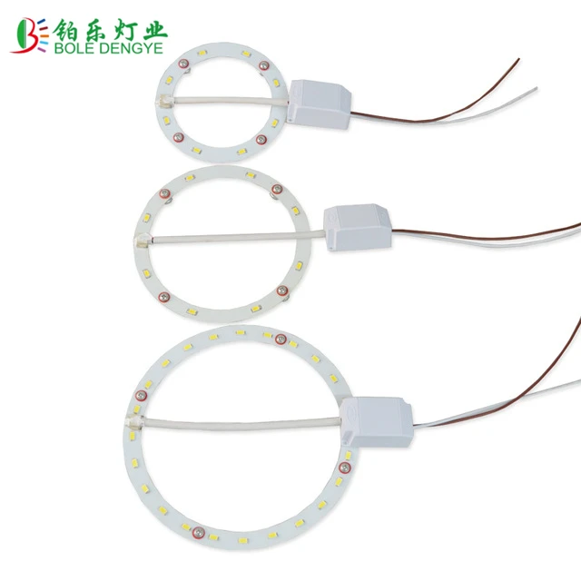 BOLEDENGYE 4 Вт 5 12 Светодиодная кольцевая панель круглый свет AC220V-240V SMD5730 теплый белый