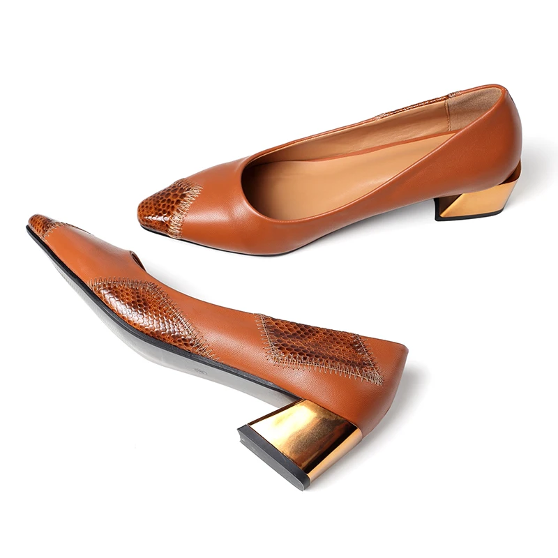 2019 Brand Shoes Woman High Heels Women Pumps square Women's Pointed Toe Female Dress Office size 35-42 | Обувь