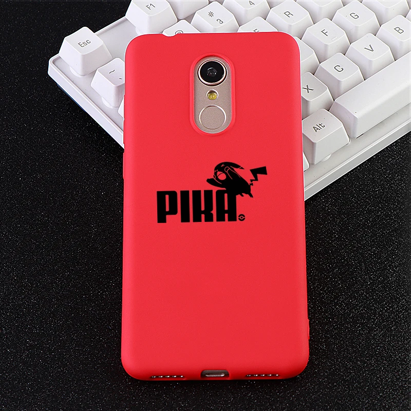 Funny Phone Case for Xiaomi Redmi Note 6 MIX 2 3 S 8 SE Youth Max 4x 5 A Pro Cases Cartoon PIKA Silicone Cover Accessories |