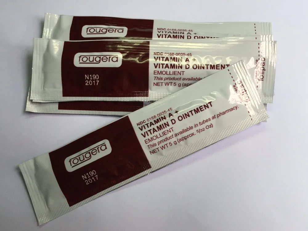 50 Pieces Box fougera ointment Used for Permanent Makeup Creams Ointment VITAMIN A + D OINTMENT Tattoo Accesories | Красота и