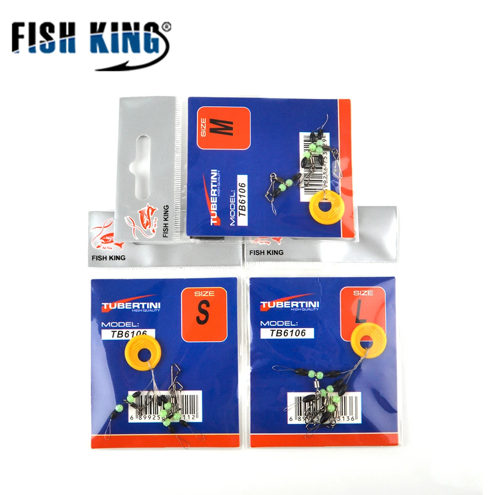 FISH KING 1 упаковка/3 упаковки/5 упаковок Размер S/M/L разъем терминал черный резиновый
