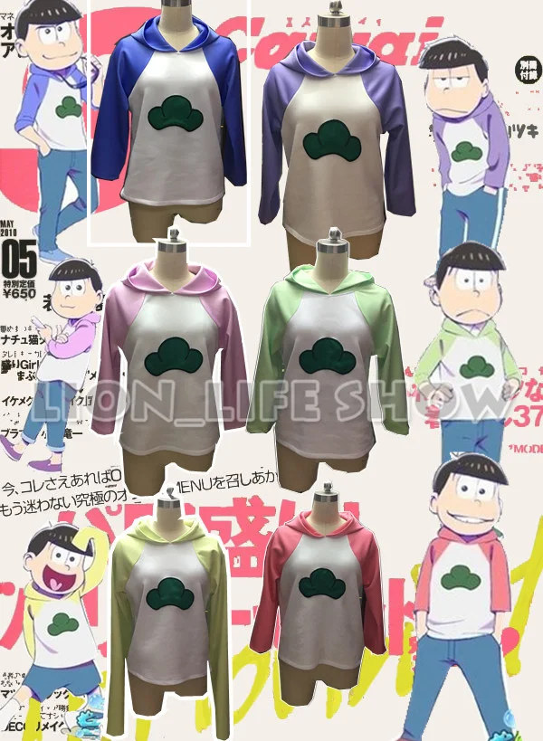 Mr Osomatsu San 2rd сезон толстовка с капюшоном свитер для косплея РУБАШКА УНИСЕКС