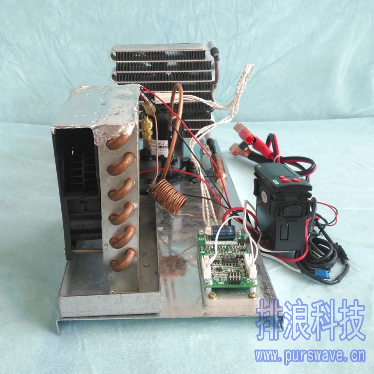 PURSWAVE A-19 мини-холодильное оборудование, включая DC 12V24V48V крошечный компрессор конденсаторный испаритель фильтр осушитель капиллярный вентилятор