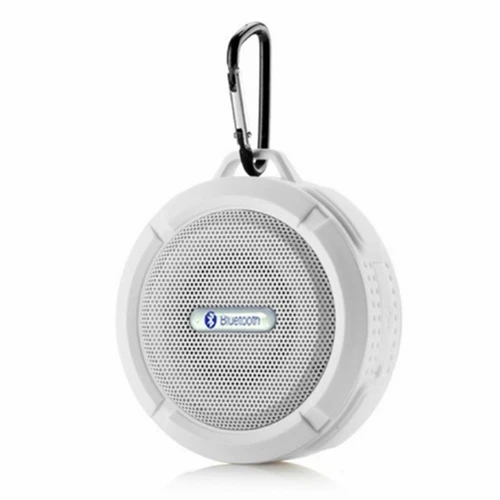 Белый Bluetooth динамик мини портативный водонепроницаемые беспроводные динамики всасывающий держатель для чашек TF карта для IPhone смартфон открытый динамик - Цвет: Белый