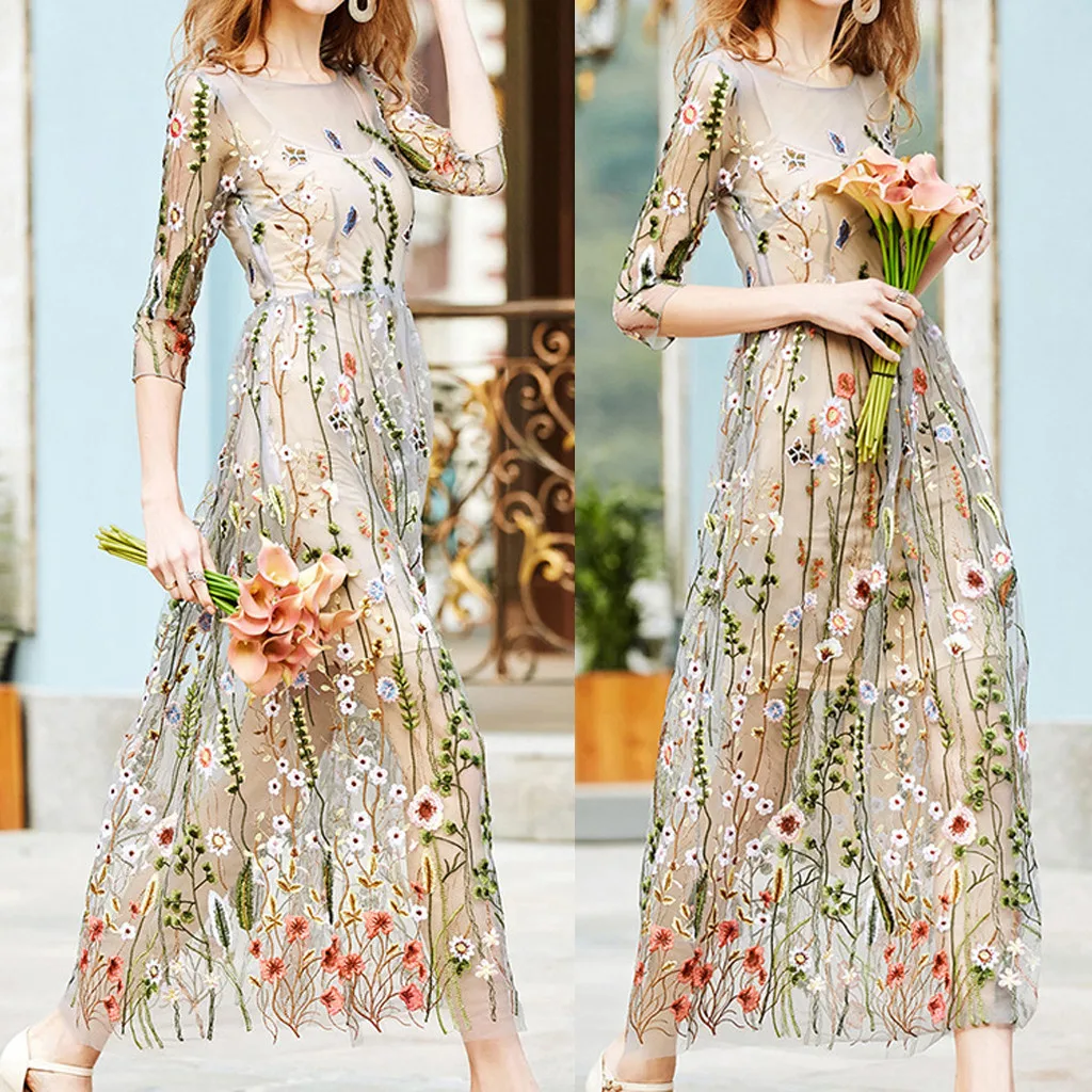 Летнее сексуальное платье 2019 модные платья с вышивкой короткие рукава
