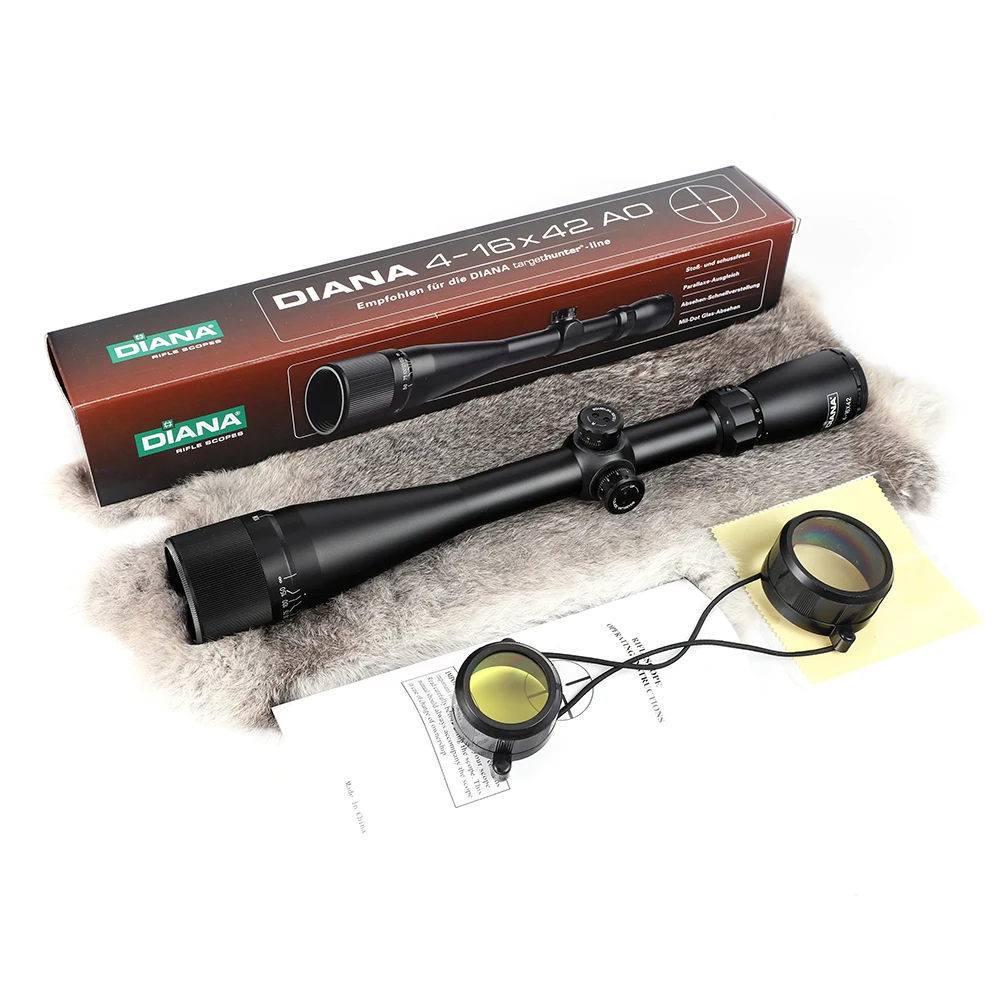 Тактический прицел 4 16X42 AO оптический Mil Dot для охотничьей винтовки|hunting rifle scope|rifle