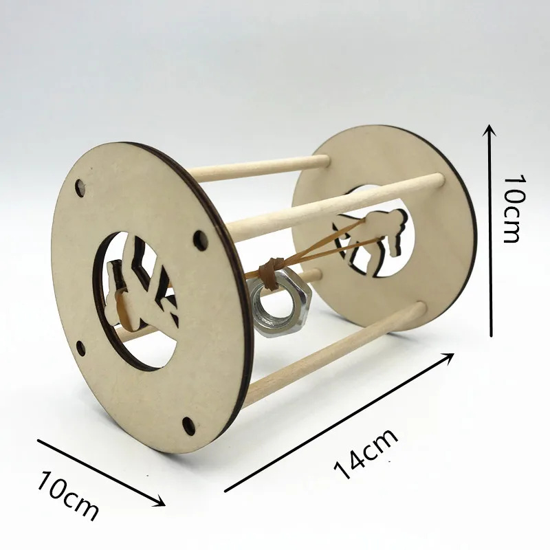 Happyxuan Science experit наборы для детей школьная физика обучение DIY Hooke роликовые