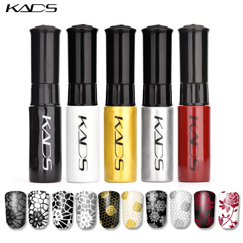 

KADS Stamping Nail Polish Lacquer 10/20/41/47 Bottles Nail Art Stamp Polish Set Nail Stamping Polish for Stamping Plate Template