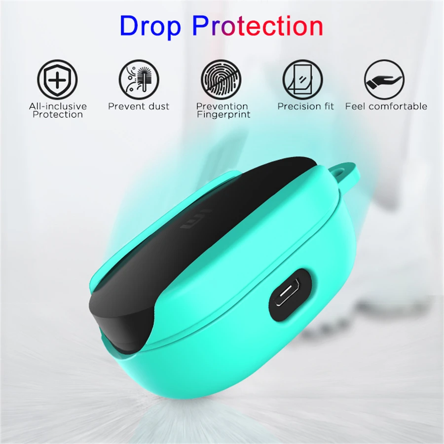 Для Xiao mi Red mi Airdots чехол Защитный чехол для mi Airdots для Red mi Air dots Силиконовый чехол Bluetooth Наушники Аксессуары