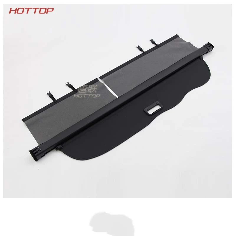Брезентовые задние стойки подходят для Toyota Prado FJ150 2010- импортный специальный чехол для багажника материал занавеска Выдвижная прокладка - Цвет: Upgrade Black 1pc