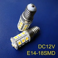 high quality 5050 12v e14 led lamps18smd 12vdc e14 led bulbs e14 led lights free shipping 20pcslot