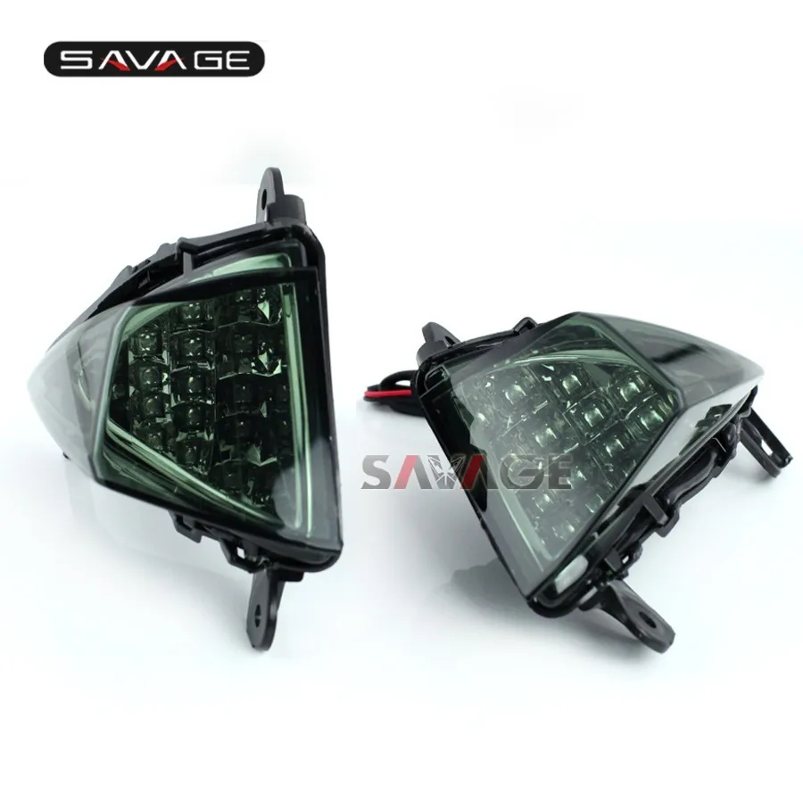 Спереди светодиодный поворотник световой индикатор для KAWASAKI ZX-14 ZX14R ZZR1400 06-17, GTR1400 concour 14 2008- мотоцикл ZX-14R