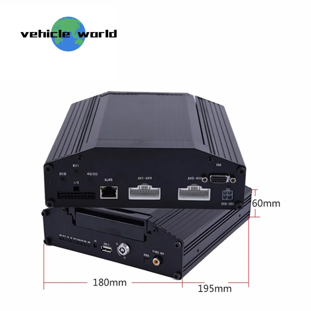 8Channels 1.0MP AHD 720P HDD Car Mobile DVR for School Bus Trailer Truck Taxi | Безопасность и защита