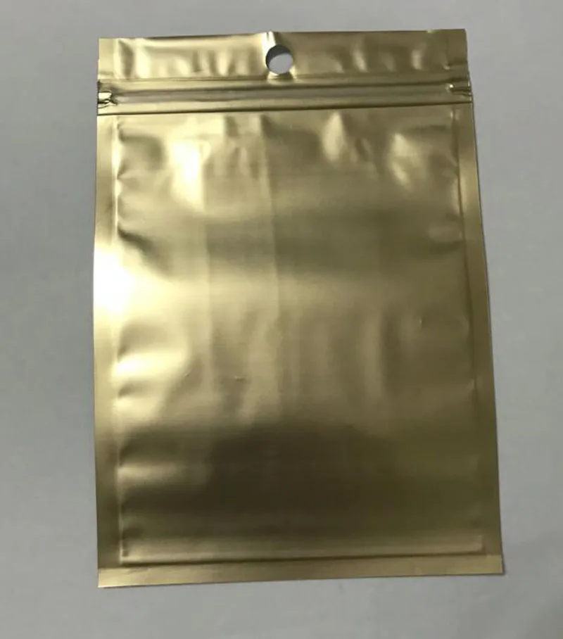 1000 шт Чистый золотой прозрачный серебряный уплотнитель молния полиэтиленовый