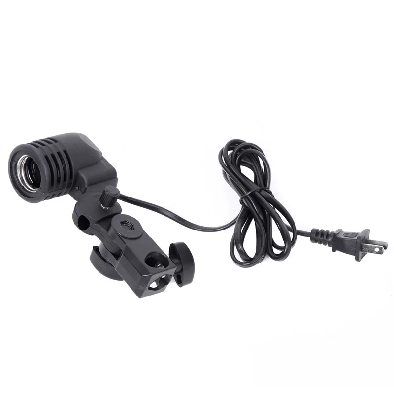 Держатель лампы для фото и видеосъемки E27 поворотный кронштейн LED GODOX Strobe S45 S45T SY3000