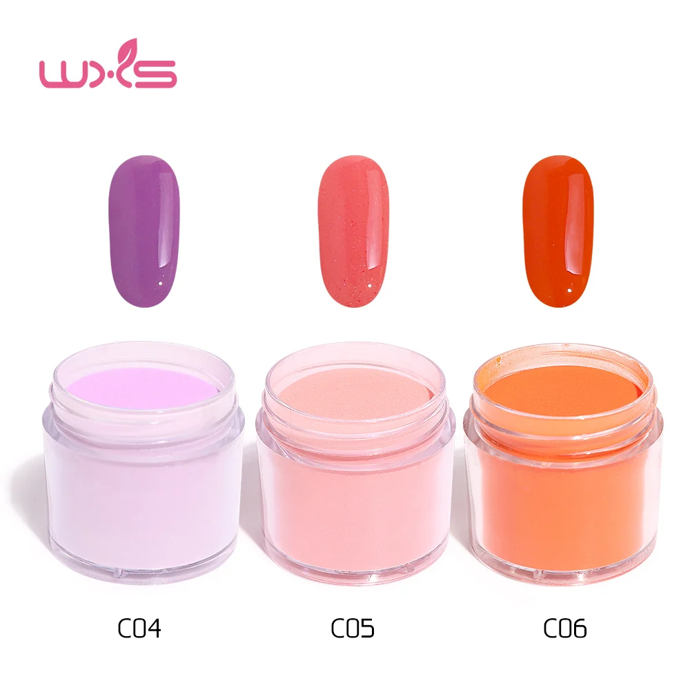 Color Set 04 05 06 3 шт./лот акриловая пудра для ногтей, художественные цвета, 28 г акриловая пудра для ногтей, акриловая пудра, гель-пудра, блестящий дизайн, маникюр - Цвет: Color Set 04 05 06