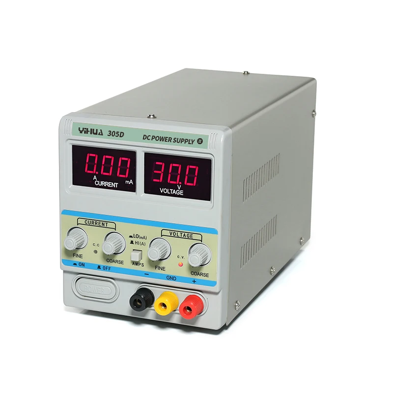 YIHUA 305D DC Питание Регулируемый Цифровой 30V 5A для лабораторных мобильный телефон
