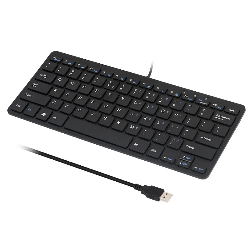 Ультратонкая проводная USB клавиатура VOBERRY с 78 клавишами|Клавиатуры| |