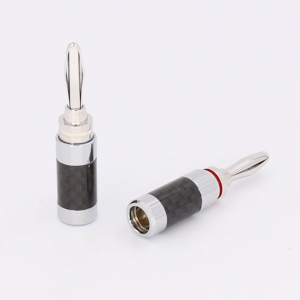 8 шт. банановый разъем из углеродного волокна для динамика | Электроника