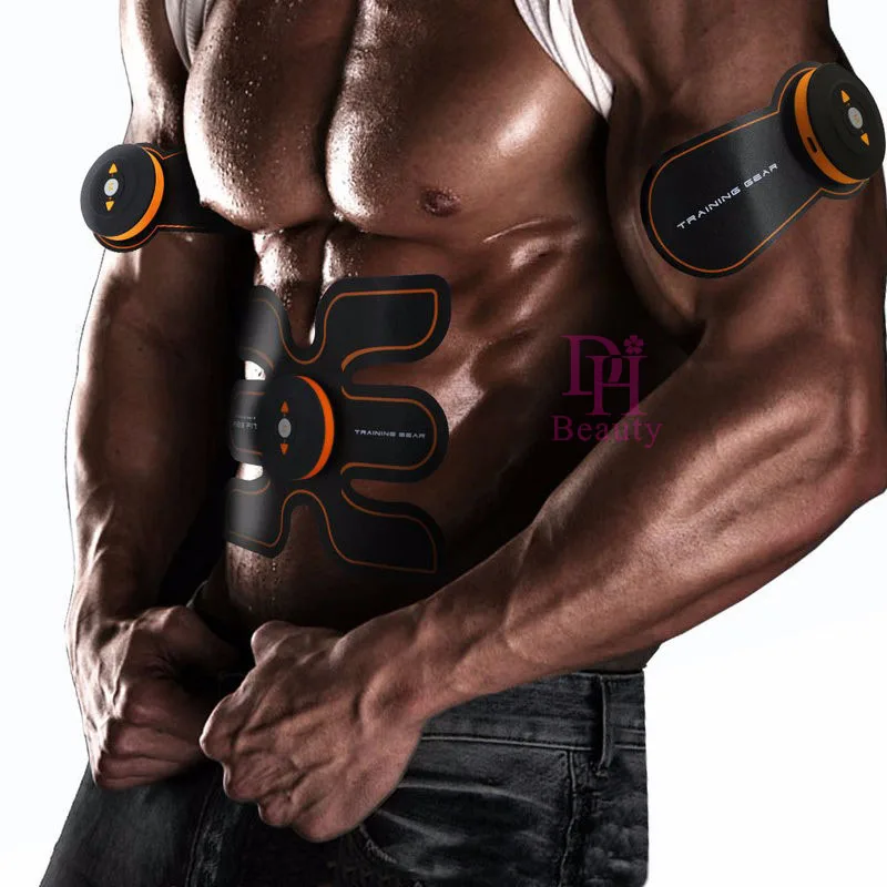 Rechargeable EMS Multi-Function Electrical Muscle Stimulation Muscle Training EMS abdominal exerciser Device Weight Loss Massage