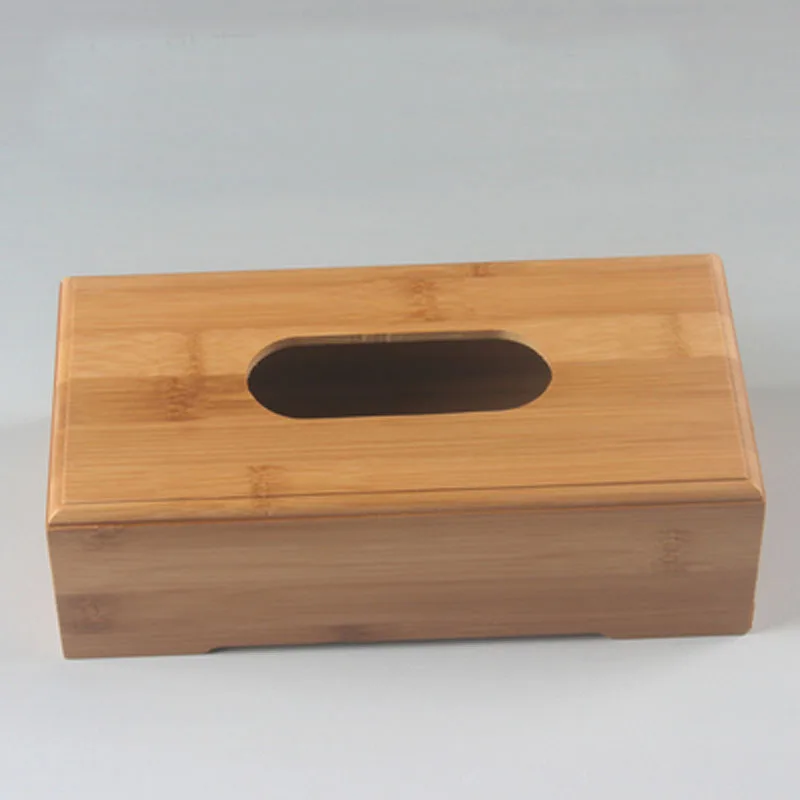 Тканевый ящик из бамбука в рустикальном стиле деревянный качественное откидное