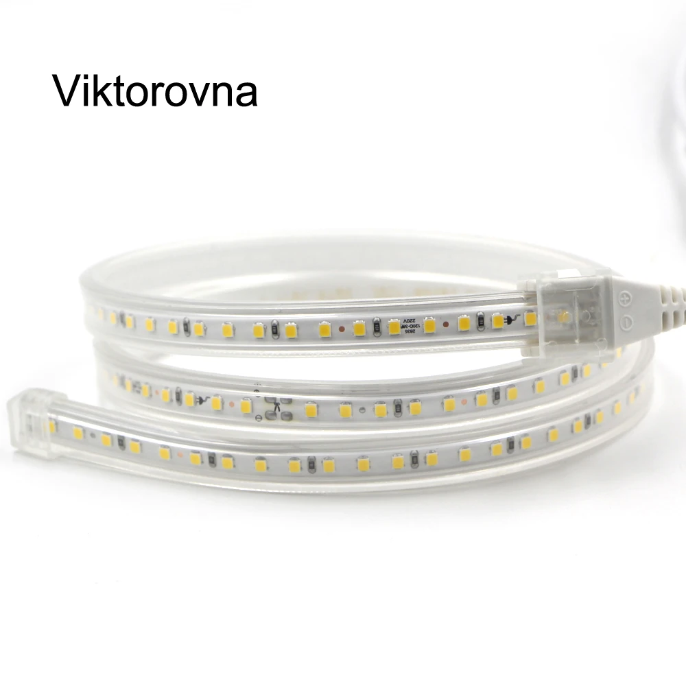 Светодиодная полоса светильник AC 220V 240V 18 20lm 2835 60led s 1m или 120 светодиодный