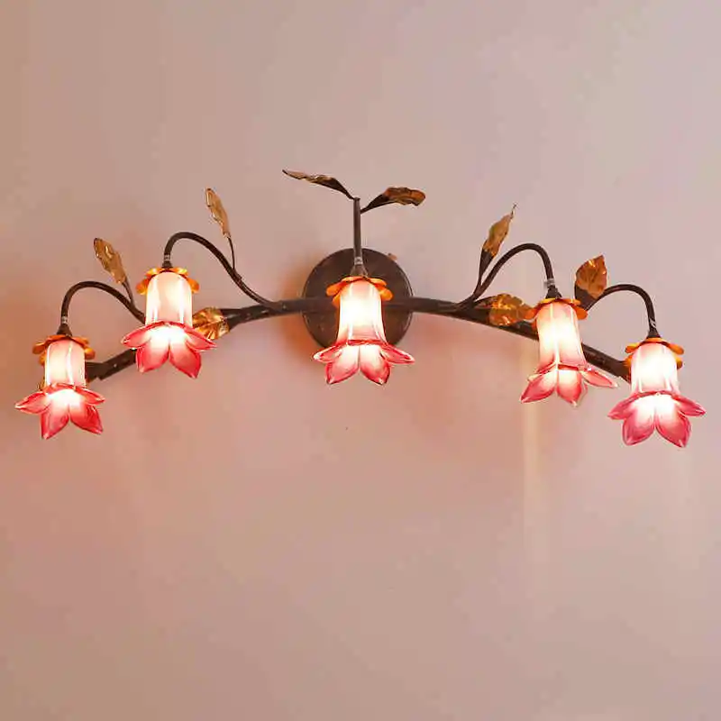 Современные Настенные светильники Винтаж с украшением в виде кристаллов