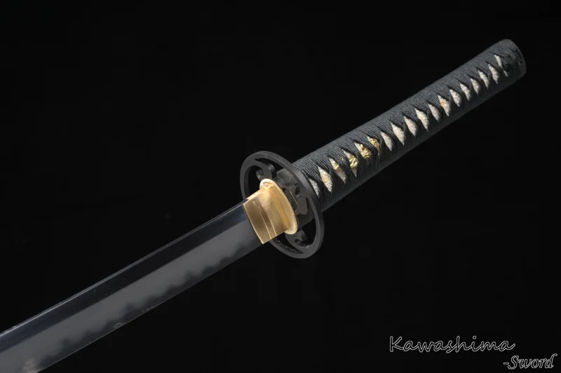 1095 Глины Закаленное Реальную Хамон Ручной Катана Полный Тан Самурай Sword Premum