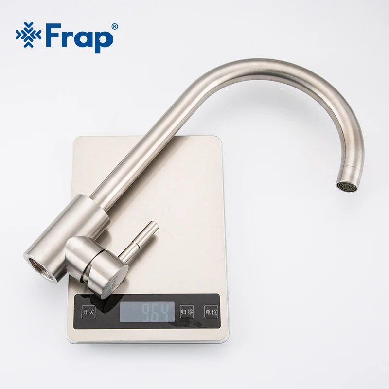 frap stainless steel kitchen faucet hot cold water 360 rotate oatmeal mixer faucet for kitchen torneira cozinha y40107 1 free global shipping