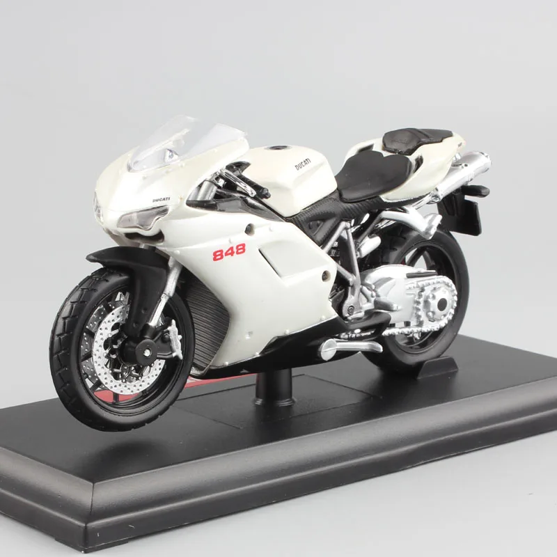 Maisto масштаб 1:18 детский Супербайк 848 EVO металлический мотоцикл гоночный велосипед