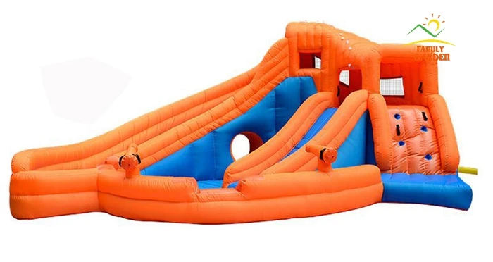 Семейный сад скалолазание горка надувная для улицы водная и стена скалолазания