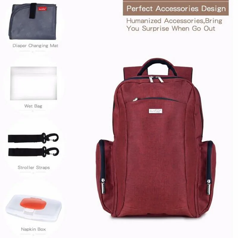 Koop Insular Luiertas Luierzakken Grote Baby Rugzak Baby Organizer Moederschap Zakken Voor Moeder Handtas Baby Luier Rugzak