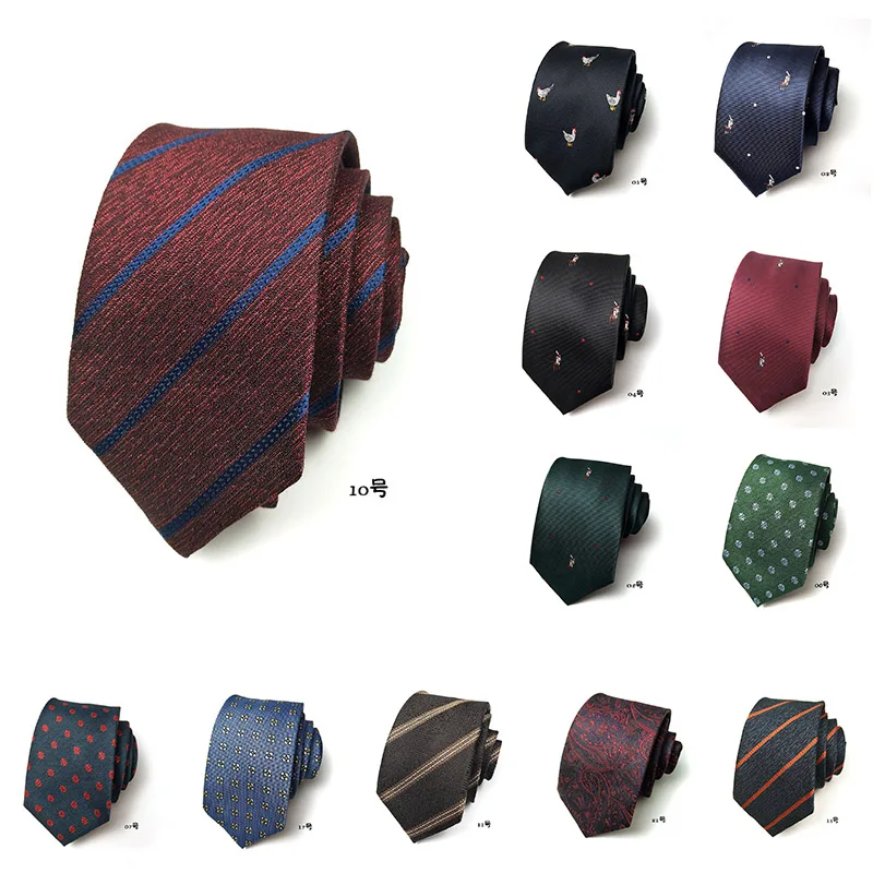 

Cashew Floral Stripe Personality Creative Business Casual Suit Shirt 7cm Mens Tie Neckties Neckcloth Neckwear Gifts for Men