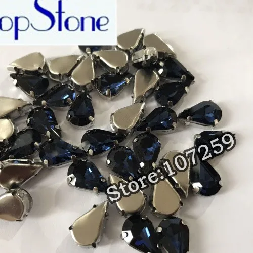 TopStone 5x8 6x10 мм 8x13 мм каплевидные пришивные стразы из стекла высокого качества с кристаллами