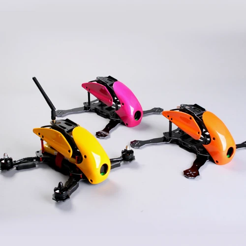 Скоростной мини-Квадрокоптер Robocat 270 glass FPV с рамой крышкой капота рама